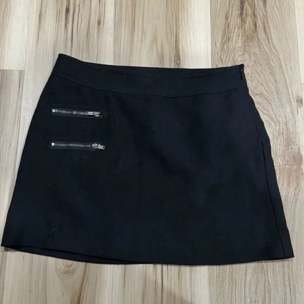 Gap Black Zipper Mini Skirt Women’s 1